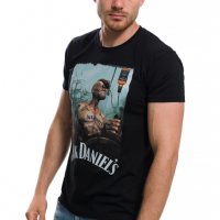 Нова мъжка тениска с дигитален печат Попай Моряка - Джак Даниелс , снимка 8 - Тениски - 28059804