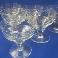 Кристални чаши за шампанско, вино, столче, гравюра 6 бр, снимка 3 - Чаши - 39056992