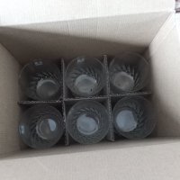 Френски  комплект кристални  чаши с купа, снимка 4 - Сервизи - 40658980