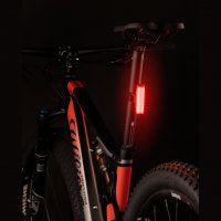 Задна COB LED светлина за велосипед ATOM 40LM, USB, снимка 3 - Аксесоари за велосипеди - 38819387