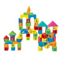 Играчка пъзел с блокчета за строене, снимка 5 - Игри и пъзели - 42667117