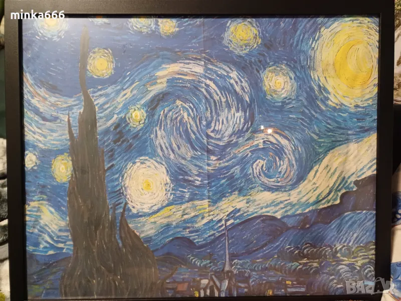Картина платно Звездна нощ, снимка 1