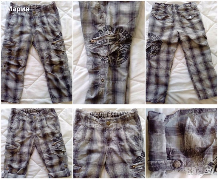 H&M панталонче/бермуди 2 в 1 за пролет-лято, размер 3-4 г./104 см., снимка 1
