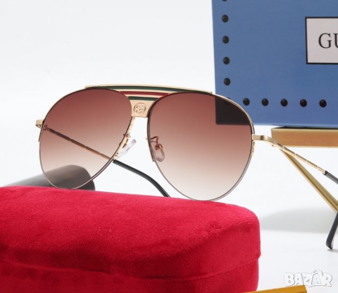 Унисекс слънчеви очила GUCCI мъжки дамски, снимка 1