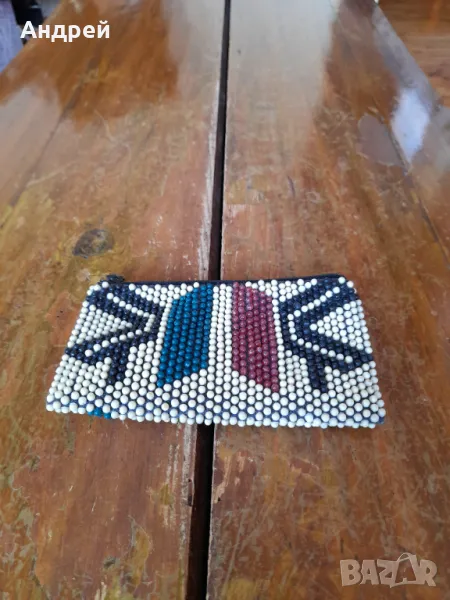 Старо мънистено портмоне #11, снимка 1