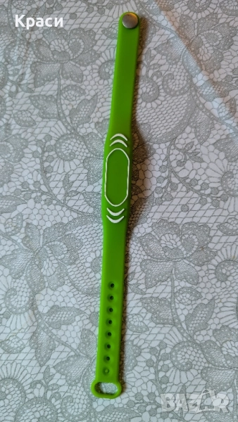 Силиконови RFID водоустойчиви гривни за контрол на достъпа, снимка 1