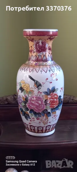Китайска ваза-ръчно рисувана, снимка 1