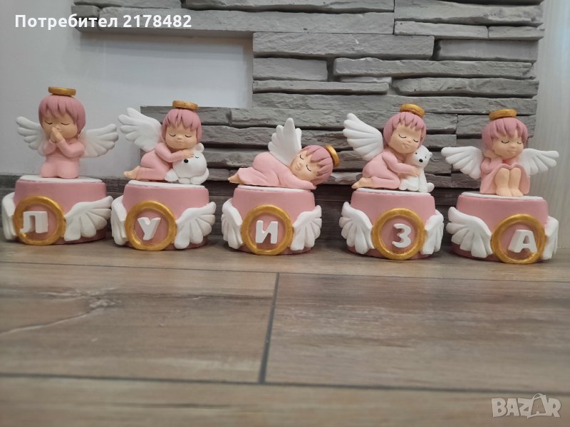 Гипсови кубчета Ангели, снимка 1