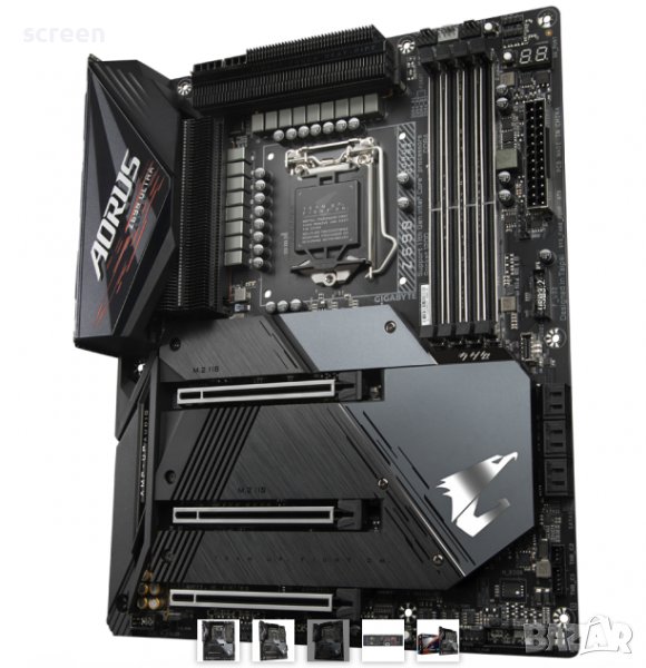 ДЪННА ПЛАТКА GIGABYTE Z590 AORUS ULTRA SOCKET 1200 WI-FI 6, RGB FUSION 2.0, снимка 1