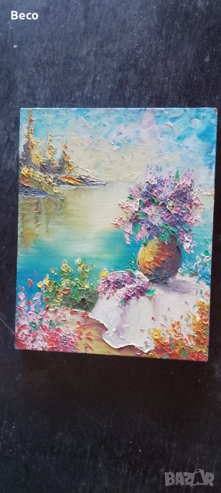 картина на дървен носител , снимка 1