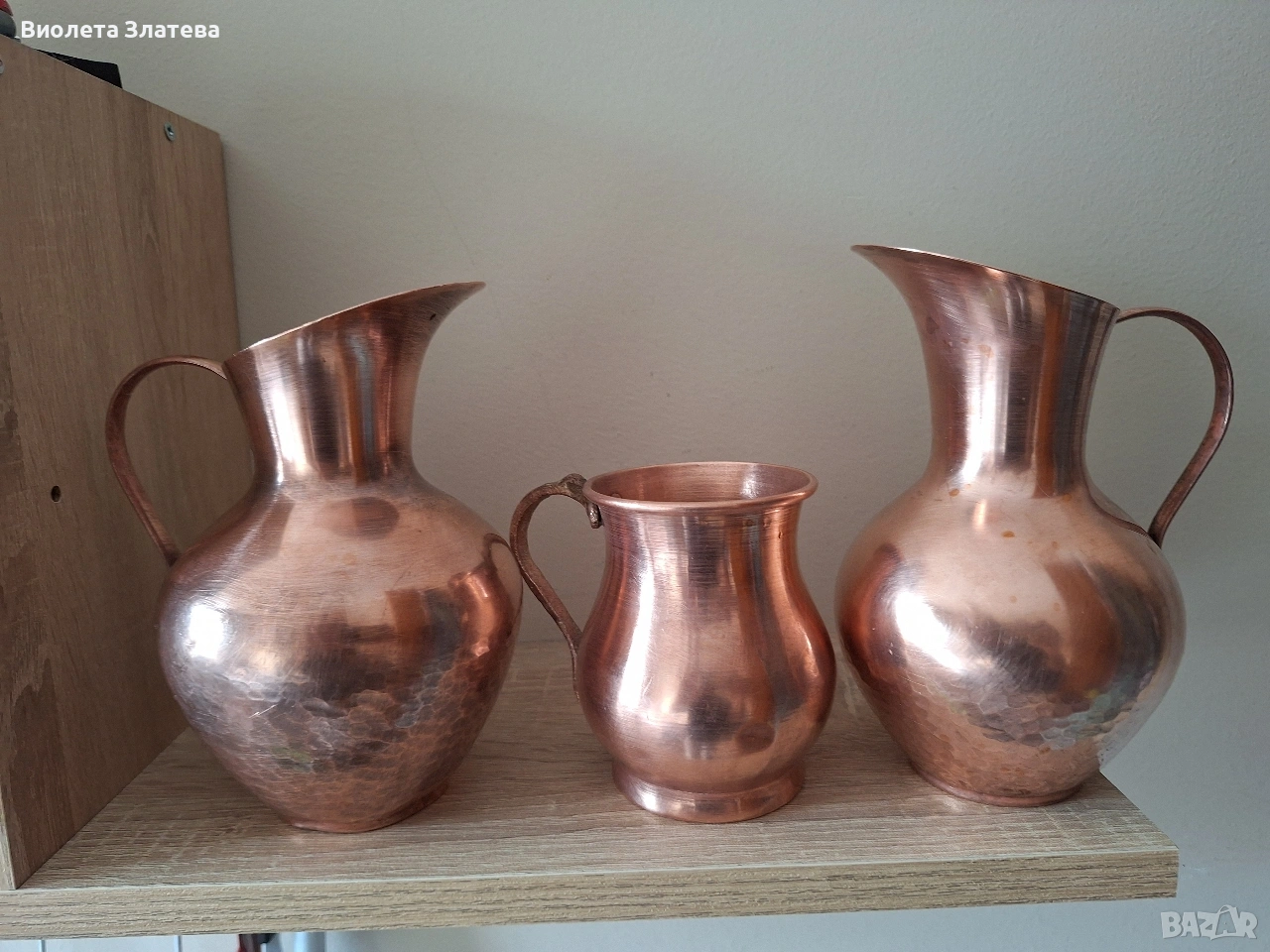 Медна кана чаша, снимка 1