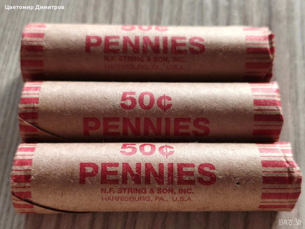 1 цент, 1 дайм, 5 цента САЩ различни години, снимка 1