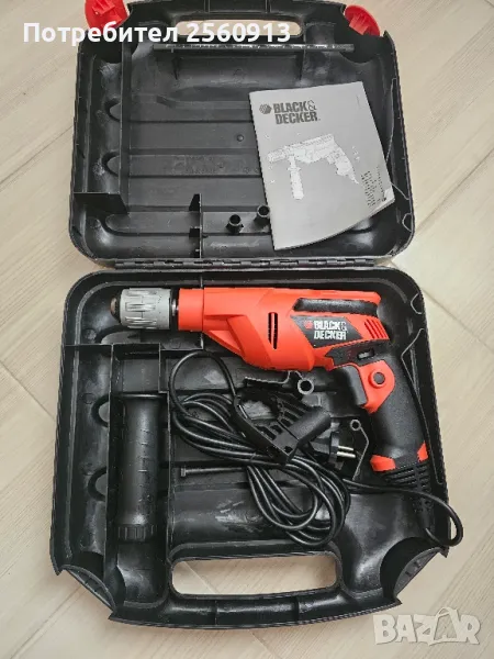 Ударна бормашина BLACK & DECKER KR653, снимка 1