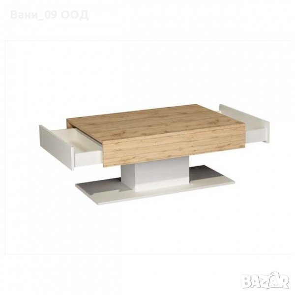 Холна масичка с 2 чекмеджета, снимка 1