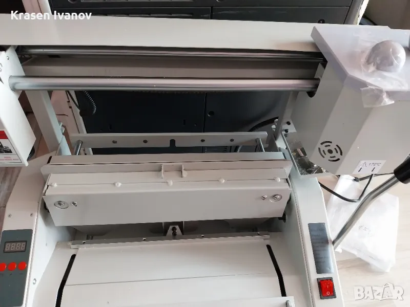 Термобиндер-машина за лепене на книги с топло лепило+12кг лепило, снимка 1