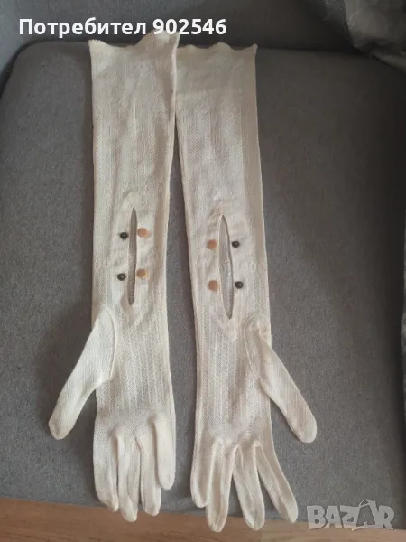 Ретро дамски ръкавици , 30 -те години на миналия век , снимка 1