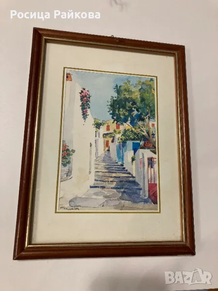 Картина с дървена рамка, снимка 1