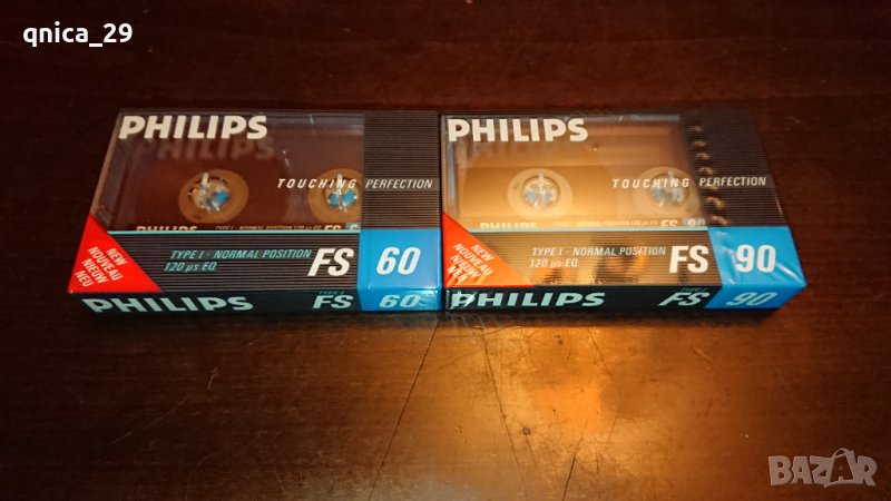 Philips Fs 60,90 аудио касети, снимка 1
