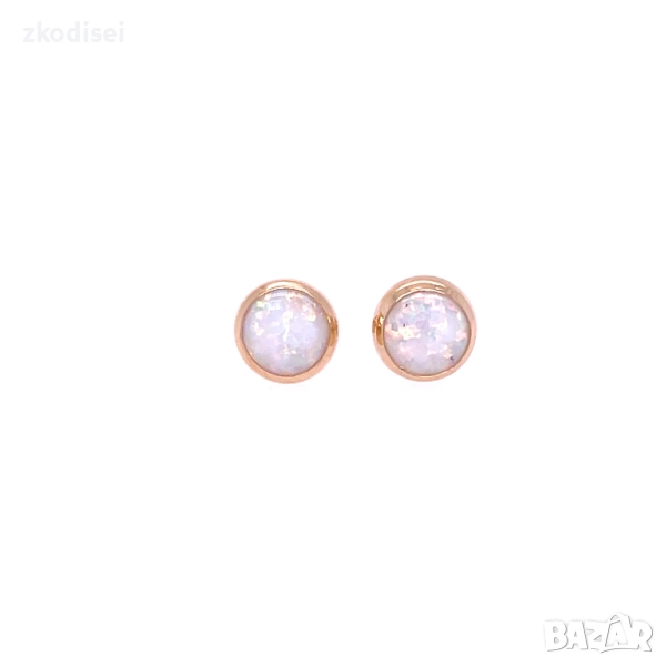 Златни обеци 0,72гр. 14кр. проба:585 модел:34418-4, снимка 1