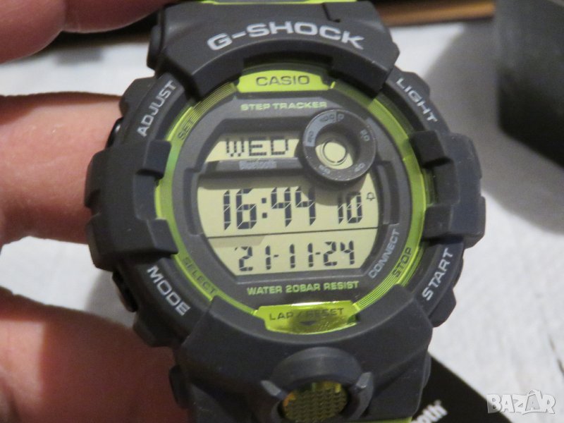 Нов часовник CASIO G-SHOCK G-SQUAD BLUETOOTH GBD-800-8E с ​Bluetooth, Джи шок, мери крачки. ​​, снимка 1
