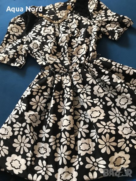 Страхотна ефектна рокля Л, снимка 1