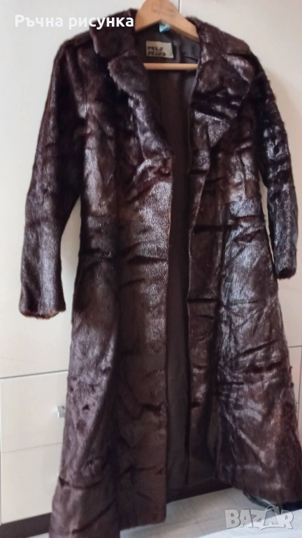 Старинни Датско и Нидерландско производство палта от естествена кожа и косъм, снимка 1