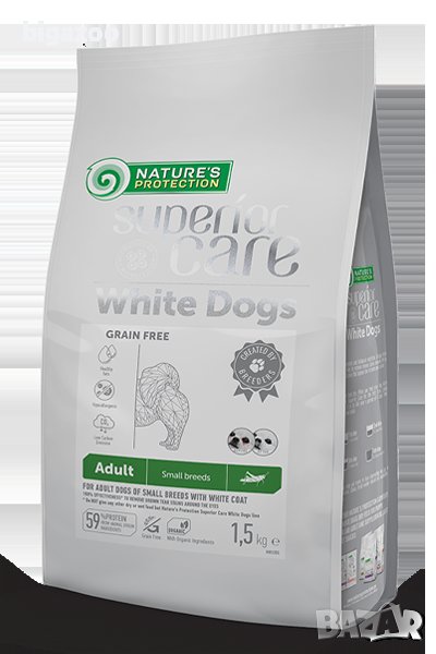 Нови два вида храна за бели кучета от Natures Protection White dog, снимка 1