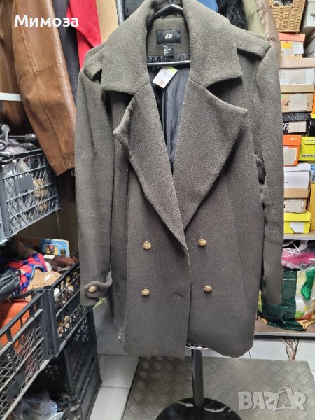 H& M масленозелено  дамско палто- XXL, снимка 1