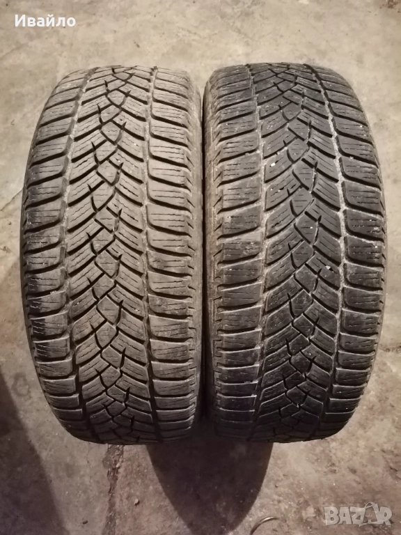 Продавам 2 броя зимни гуми 195.55.16 на 1 сезон дот 2019 Fulda , снимка 1