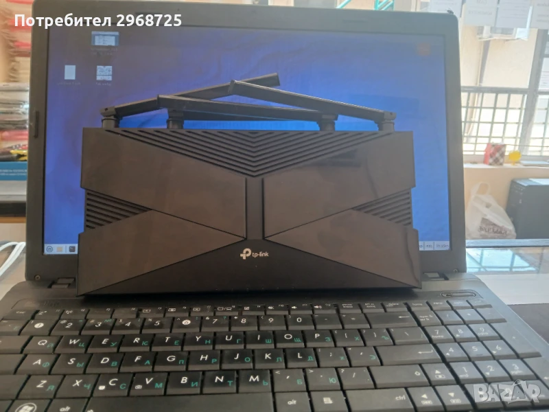 продавам 2 бандов wifi 6 рутер 1.8Gbps на tp-link AX1800 ex220, снимка 1