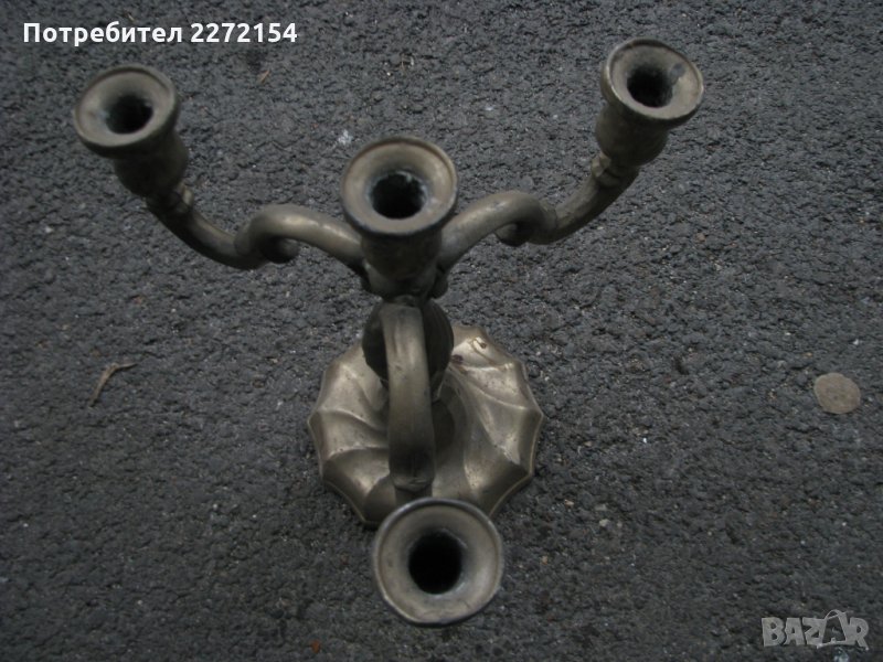 Масивен свещник, снимка 1