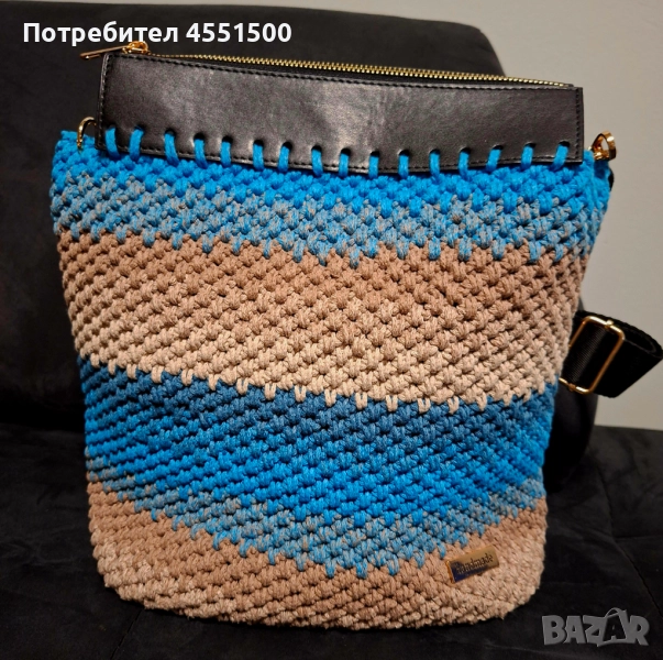 Ръчно плетена чанта , снимка 1