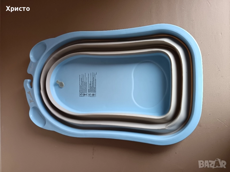 Бебешка сгъваема вана, снимка 1