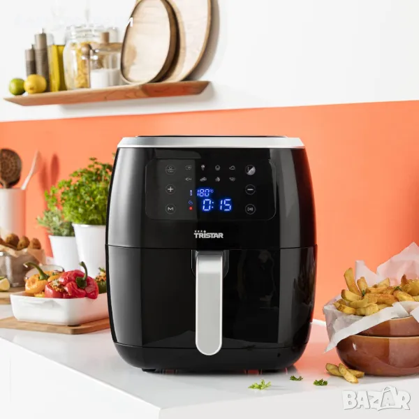 еър фрайър въздушен фритюрник Тристар ххл 6л, снимка 1