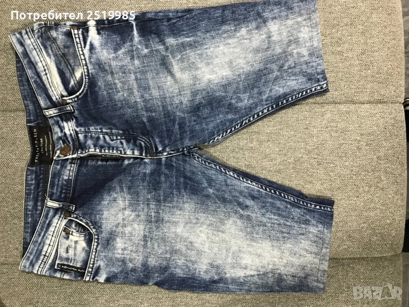 Оригинални къси дънки Philipp Plein, снимка 1