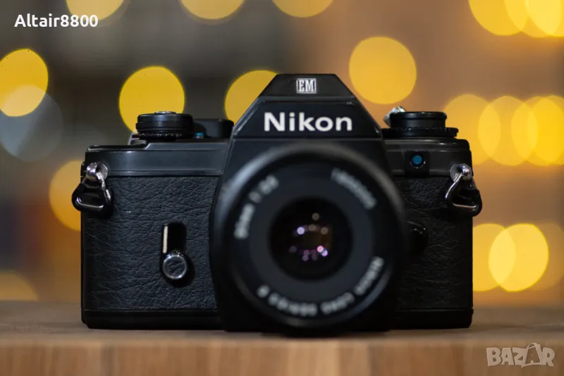 Nikon ЕМ фотоапарат + обектив Никон, снимка 1