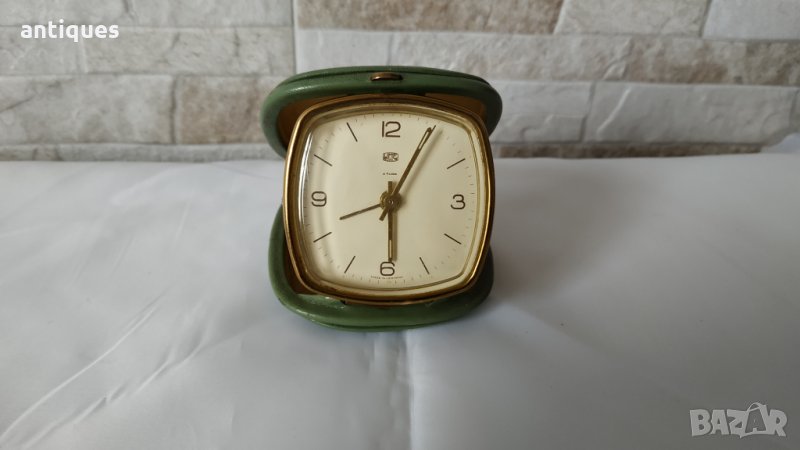 Стар туристически часовник / будилник - UMF Ruhla - Made in Germany - 1970г., снимка 1