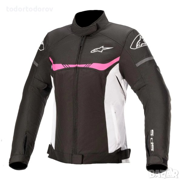 Дамско текстилно мото яке ALPINESTARST-SPS WP Black/White/Fuschia, снимка 1