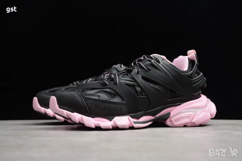 Уникални Редки Balenciaga Track 3.0 Black 🖤💜 Pink Version маратонки кецове мъжки дамски Дизайнерск, снимка 1