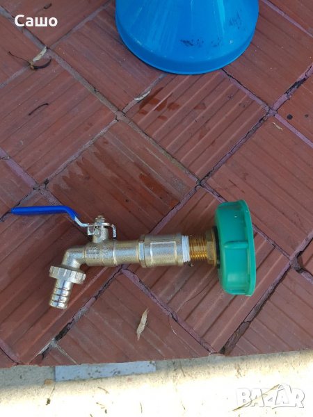 Капачка с кран за 1000л бидон, снимка 1