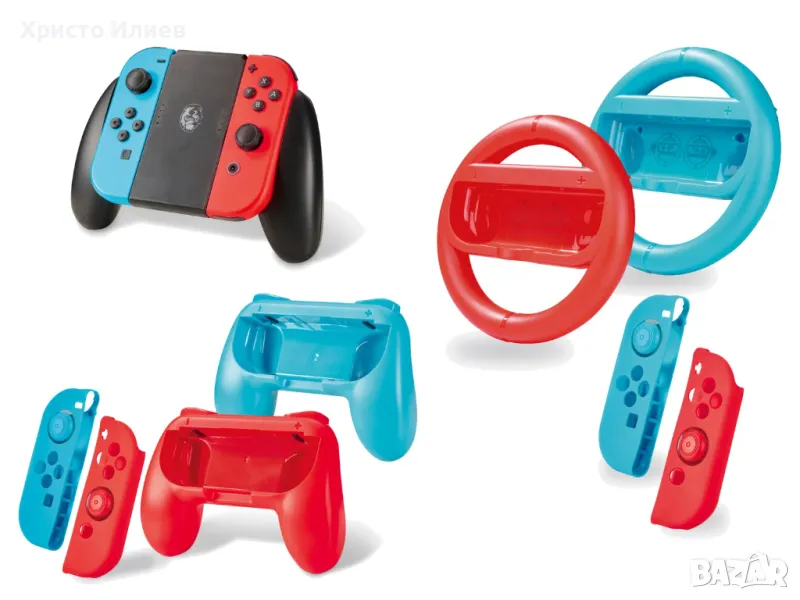 Nintendo Switch аксесоари волан кейс за джойстик Нинтендо, снимка 1
