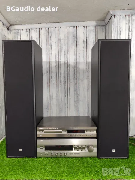Yamaha Stereo Receiver CD player Yamaha подови колони JBL tlx 320 , снимка 1