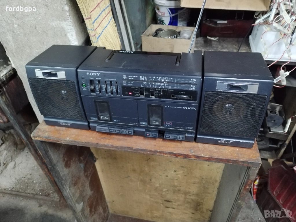 Ретро радиокасетофон SONY CFS-W350L, снимка 1