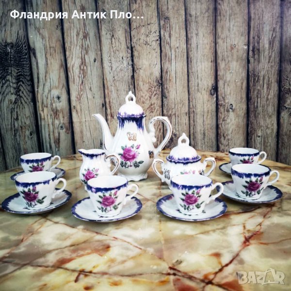 Порцеланов сервиз за кафе "Рози" , снимка 1