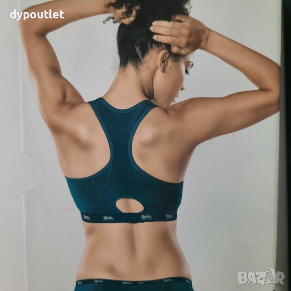 lonsdale - Дамски спортен сутиен Crop, Зелен, размер - 32 С .                                , снимка 1