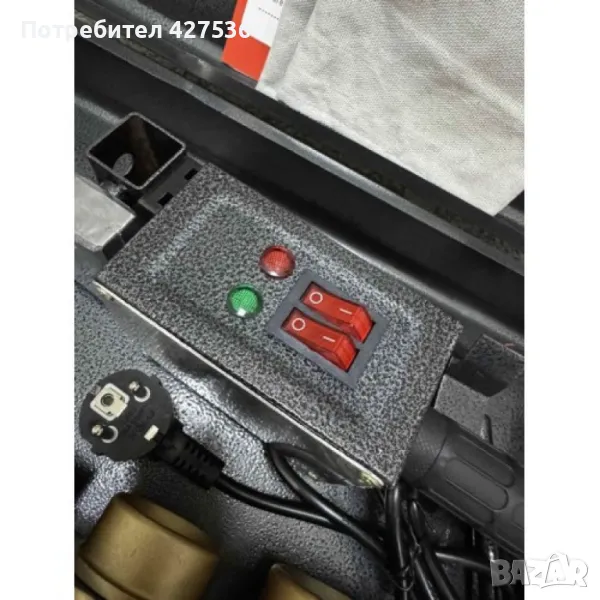 Лепачка в метален куфар 2500W, снимка 1