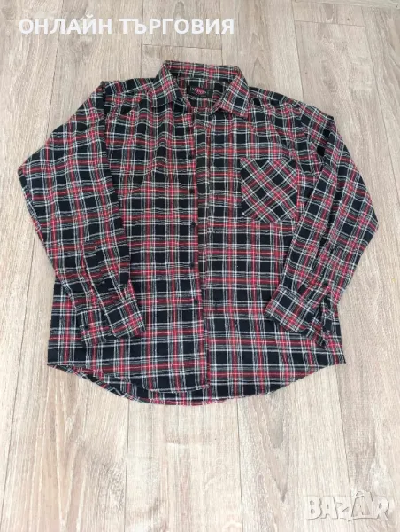 Карирана мъжка риза, снимка 1