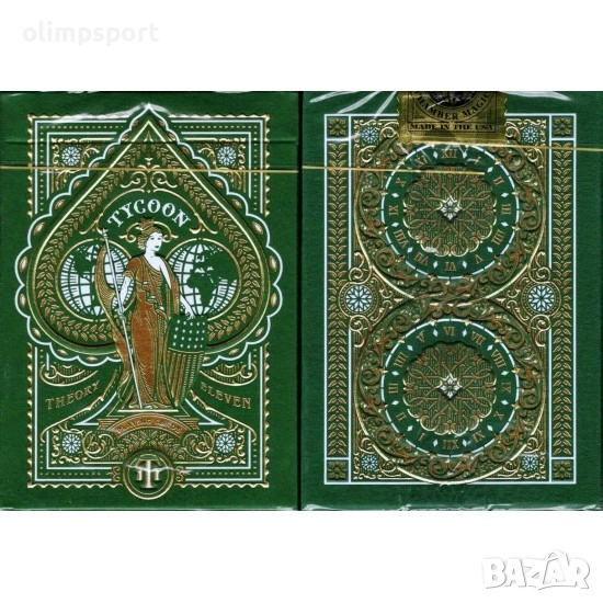 Карти за игра Theory 11 Tycoon Green нови , снимка 1