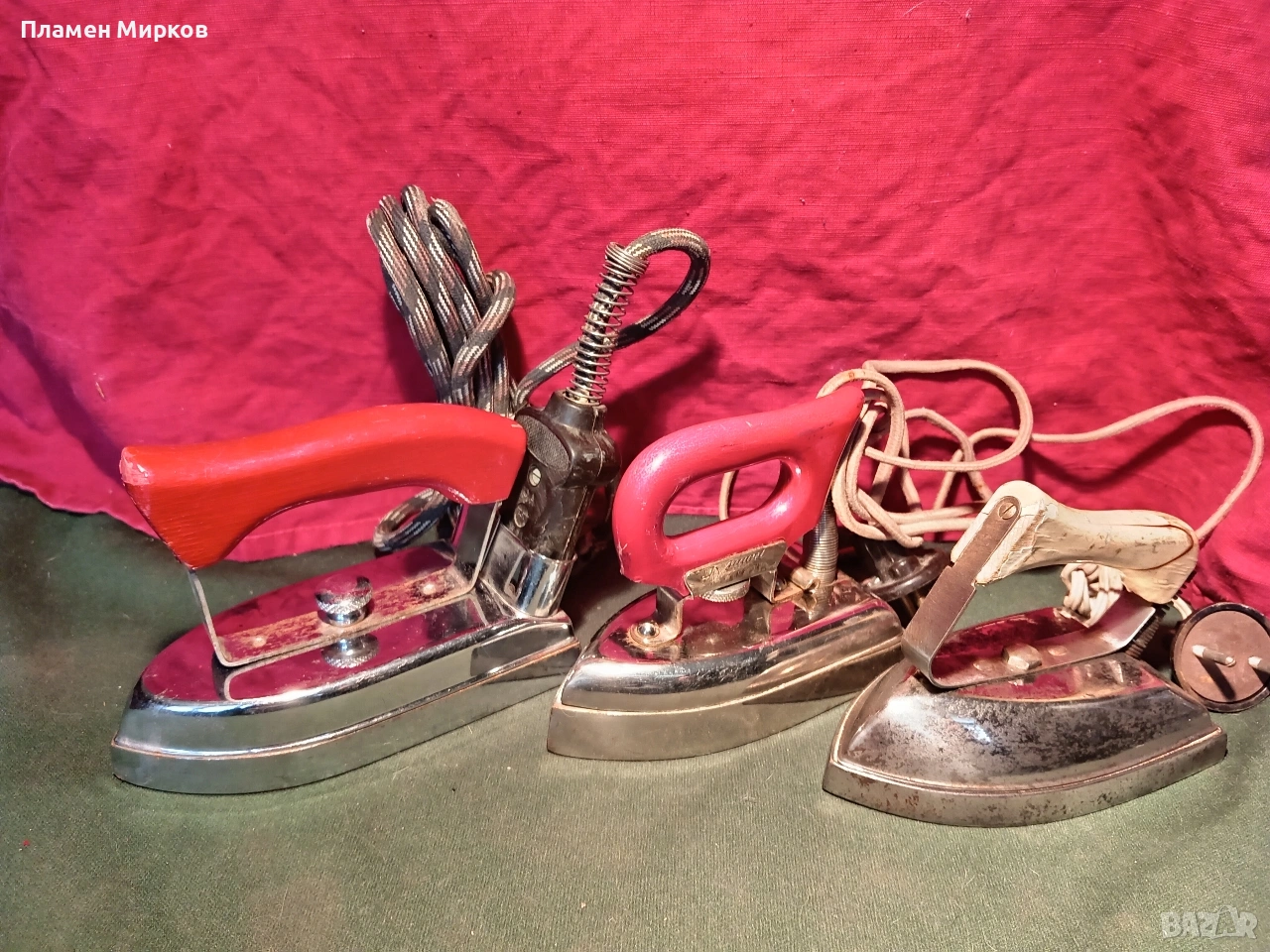 Три антикварни германски ютийки, снимка 1