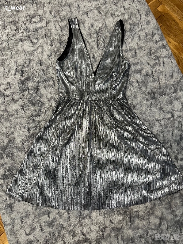 Сребърна рокля НМ, снимка 1